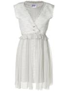 Chanel Vintage Sheer Overlay Knitted Dress - Grey