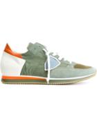 Philippe Model Panelled Sneakers, Men's, Size: 41, Calf Leather/suede/nylon/cotton