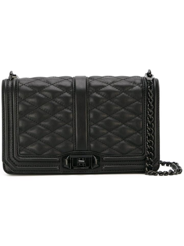 Rebecca Minkoff 'love' Quilted Crossbody Bag - Black
