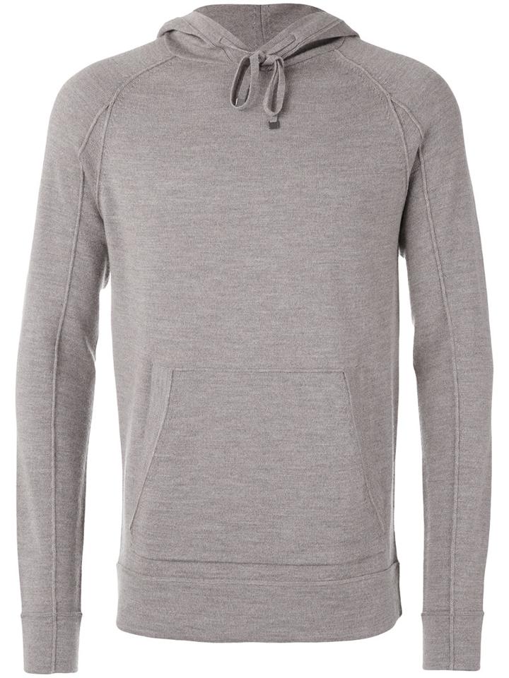 Classic Hoodie - Men - Wool - Xl, Nude/neutrals, Wool, Helmut Lang