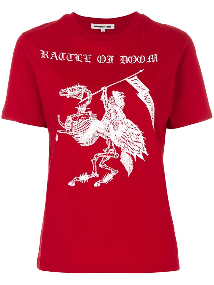 Mcq Alexander Mcqueen Band T-shirt - Red