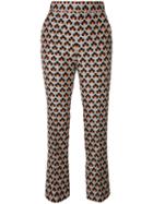 Marni - Portrait Trousers - Women - Silk/cotton - 40, Silk/cotton