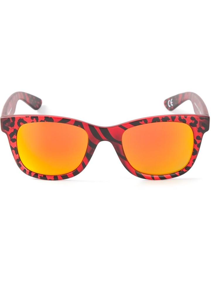 Italia Independent Leopard Print Sunglasses