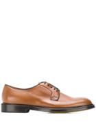 Doucal's Derby Crimp Shoes - Brown