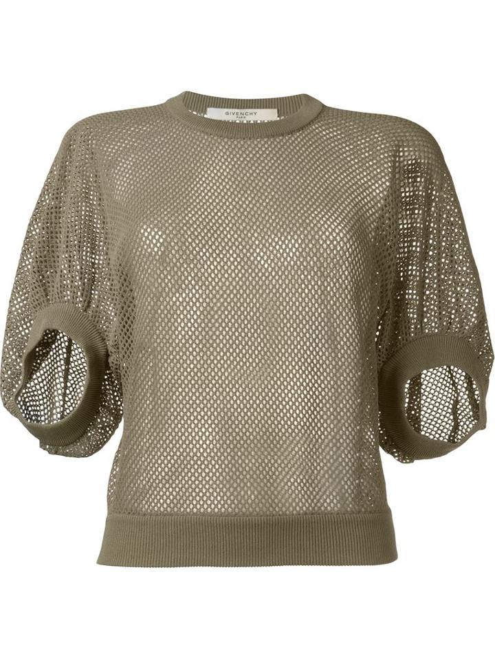 Givenchy Fishnet Knit Jumper