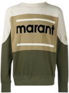 Isabel Marant Logo Print Sweatshirt - Neutrals