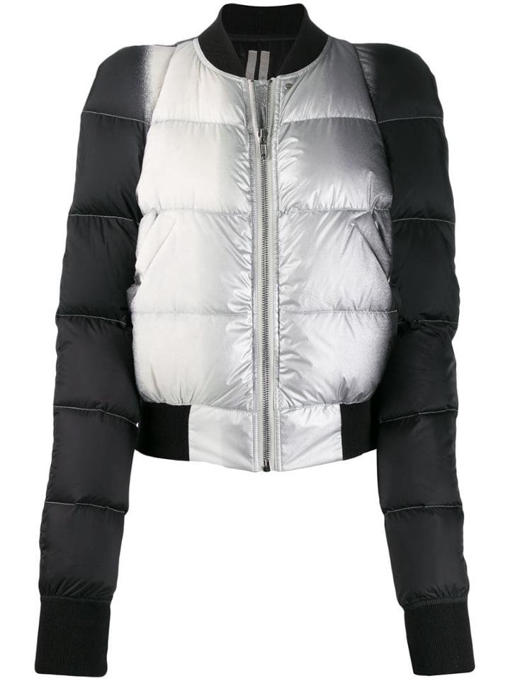 Rick Owens Spray Effect Puffer Jacket - Black