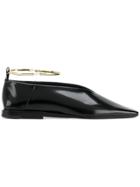 Jil Sander Ankle-cuff Ballerinas - Black