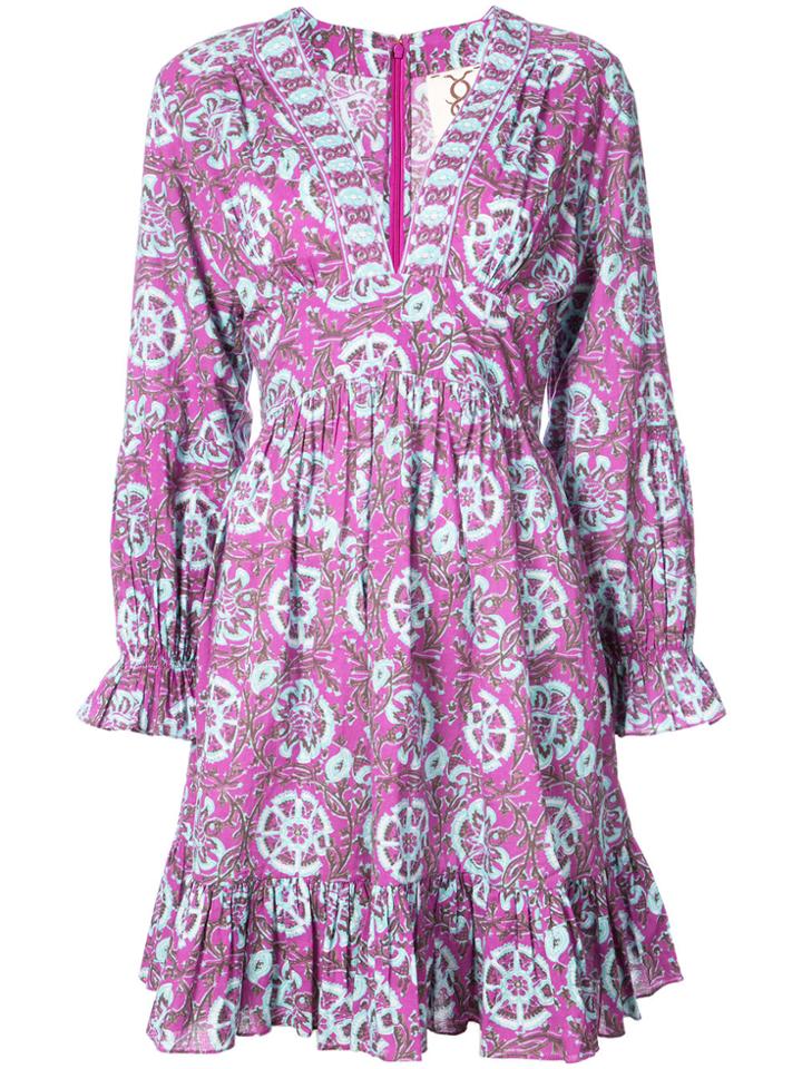 Figue Sienna Dress - Pink & Purple