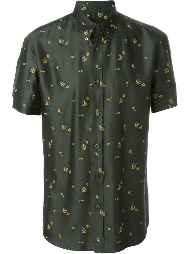 Alexander Mcqueen Floral Button Down Shirt