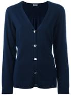 P.a.r.o.s.h. Tie Waist Cardigan, Women's, Size: Medium, Blue, Silk/spandex/elastane