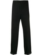 Prada Elastic Waist Trousers - Black
