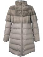 Manzoni 24 High Neck Mid-length Coat