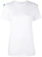 Forte Couture - Pom Pom Detail T-shirt - Women - Cotton - 38, White, Cotton