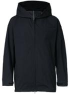 Kazuyuki Kumagai Zipped Jacket, Men's, Size: 2, Black, Cotton/nylon/polyurethane