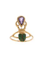Daniela Villegas Scarab Ring - Gold