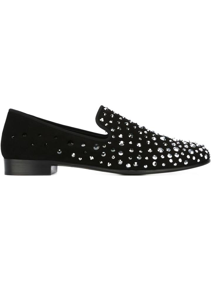 Giuseppe Zanotti Design David Loafers, Men's, Size: 42, Black, Leather