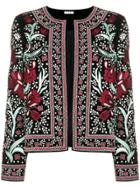 Vilshenko Embroidered Floral Jacket - Black