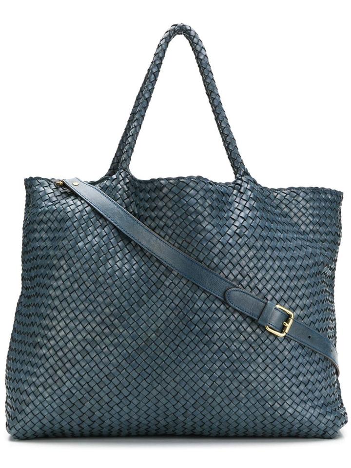 Officine Creative Large Class 3 Tote Bag - Blue