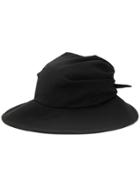 Y's Tie Knot Wool Hat - Black