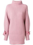 Moncler Oversized Knitted Jumper - Pink & Purple