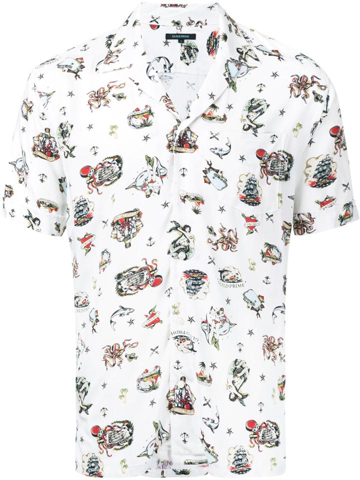 Guild Prime Tattoo Print Shirt - White