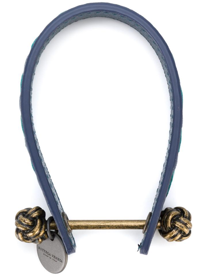 Bottega Veneta Intrecciato Cuff - Blue