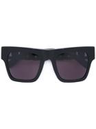 Stella Mccartney Eyewear Chain-trimmed Square Sunglasses - Black