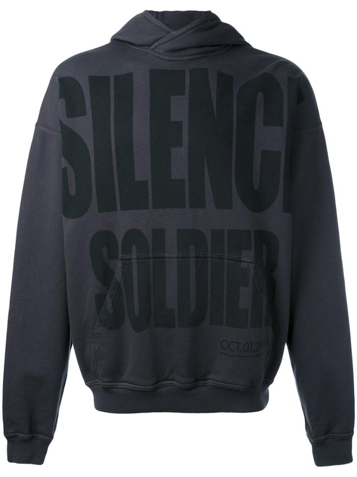 Haider Ackermann Silence Soldier Hoodie - Grey