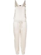 Theory Drawstring Jumpsuit - Nude & Neutrals
