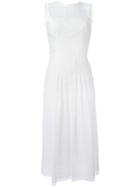Goat Diamond Dress, Women's, Size: 14, White, Cotton/polyamide