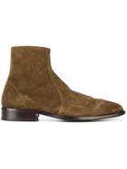 Balenciaga Pointed Ankle Boots - Brown