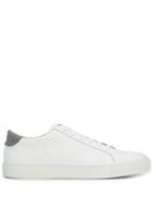 Eleventy Contrast Detail Sneakers - White