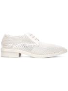 Marsèll Perforated Allover Lace-up Shoes - White