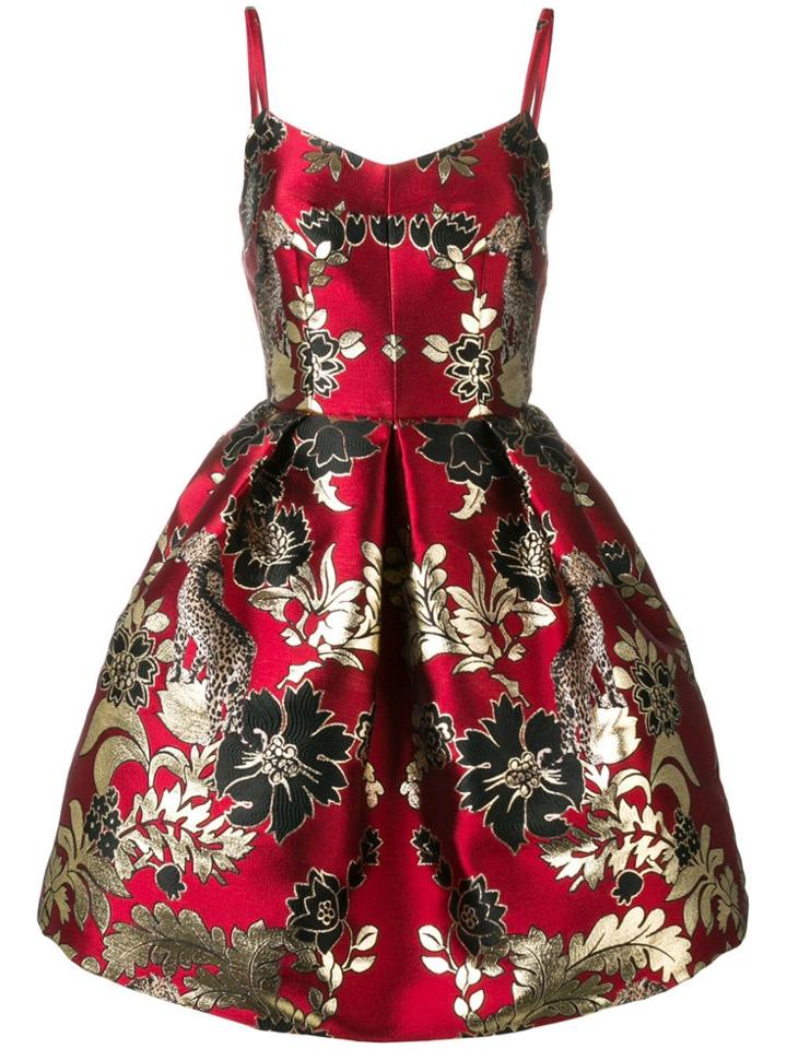 Dolce & Gabbana Broccato Flowers Dress - S8350 Jacquard