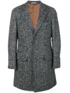 Brunello Cucinelli Prince Of Wales Coat - Grey
