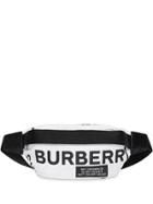 Burberry Medium Logo Print Bum Bag - White