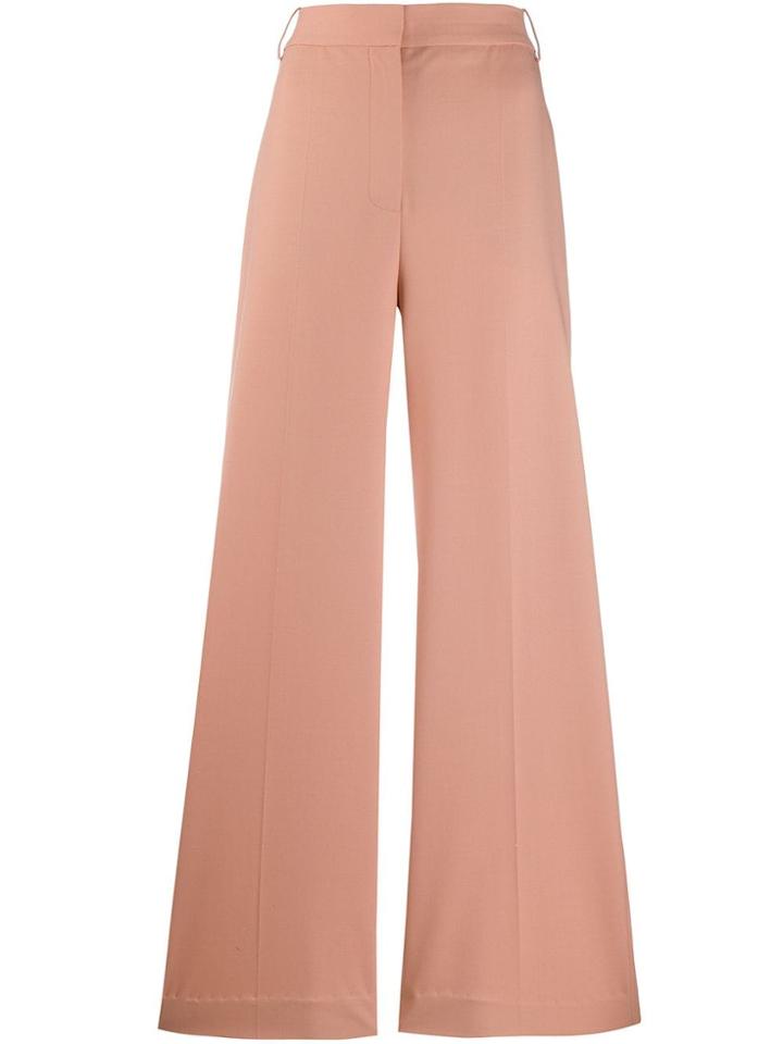 Victoria Victoria Beckham High Waisted Tailored Trousers - Pink
