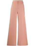 Victoria Victoria Beckham High Waisted Tailored Trousers - Pink