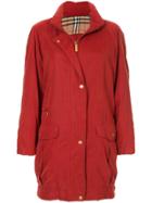 Burberry Pre-owned Long Sleeve Jacket - Red