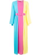 Emilia Wickstead Colour Block Long Dress - Multicolour
