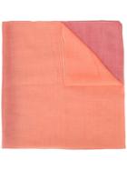 Emporio Armani Colour Block Scarf - Orange