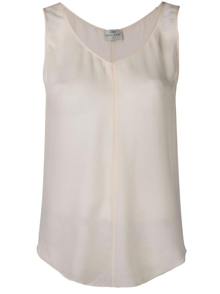 Forte Forte V-neck Tank Top - Neutrals