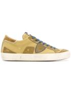 Philippe Model Distressed Logo Sneakers - Yellow & Orange