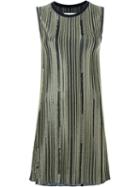 Maison Margiela Frayed Knit Dress, Women's, Size: Medium, Black, Viscose/polyester