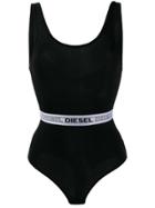 Diesel Body With Logo Waistband - Black