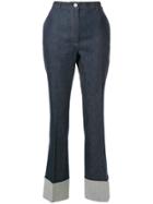 Bottega Veneta Cropped Ankle Jeans - Blue