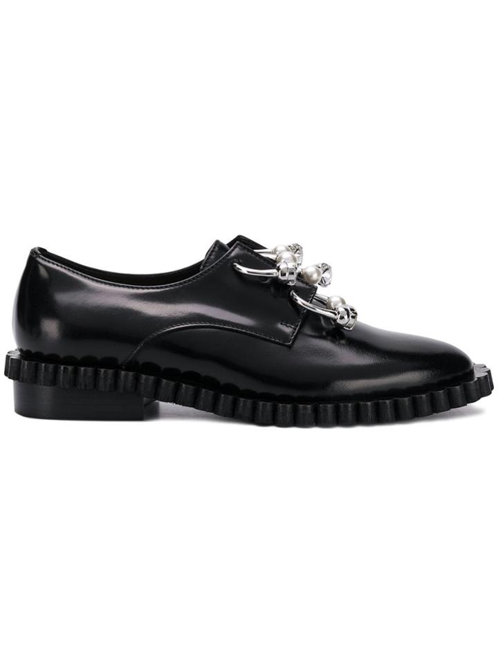 Coliac Cake Embellished Shoes - Black