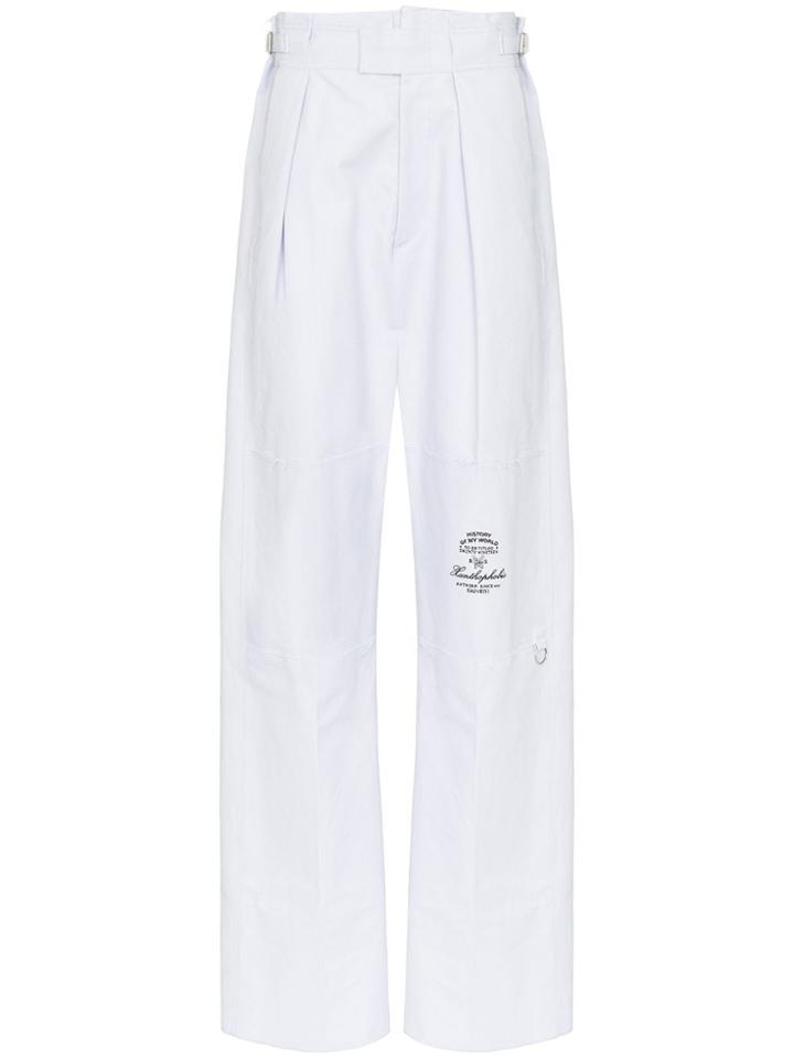Raf Simons Xanthophobic Patch Trousers - Blue