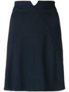 Courrèges High-waisted Short Skirt - Blue